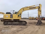 Used Komatsu Excavator in yard